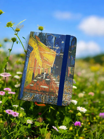 Van Gogh "Café Terrace at Night" Lastikli Defter 11x7 Cm