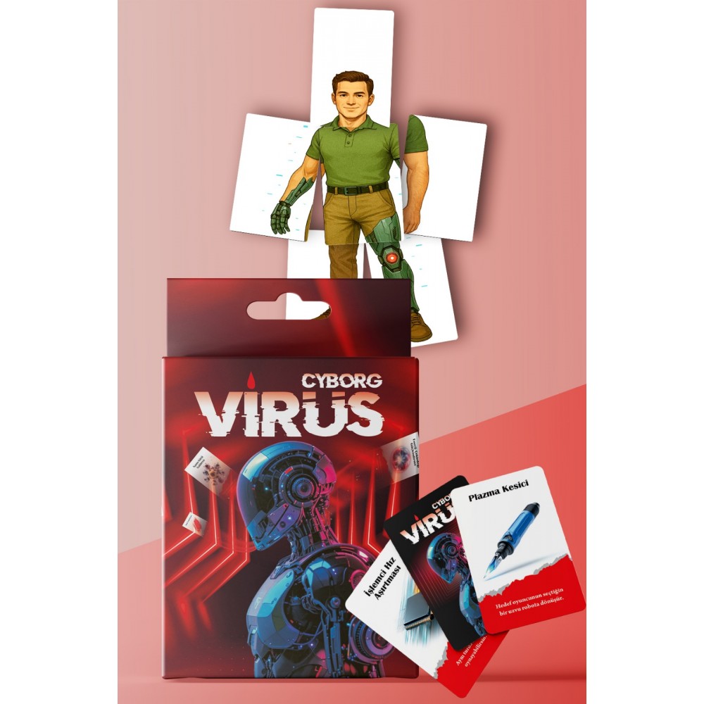 Virüs Cyborg Kart Oyunu