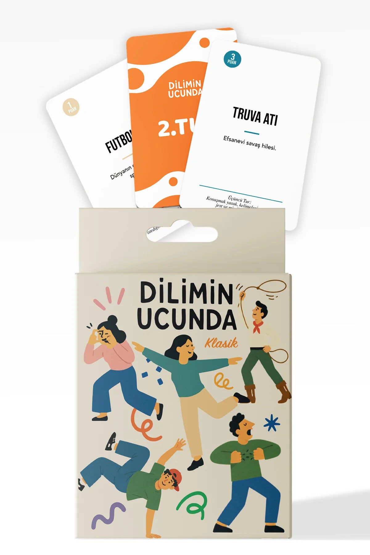 Dilimin Ucunda Kart Oyunu - Klasik