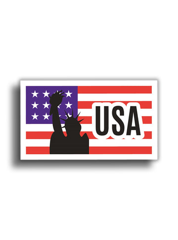 Amerika 11x6 cm Sticker