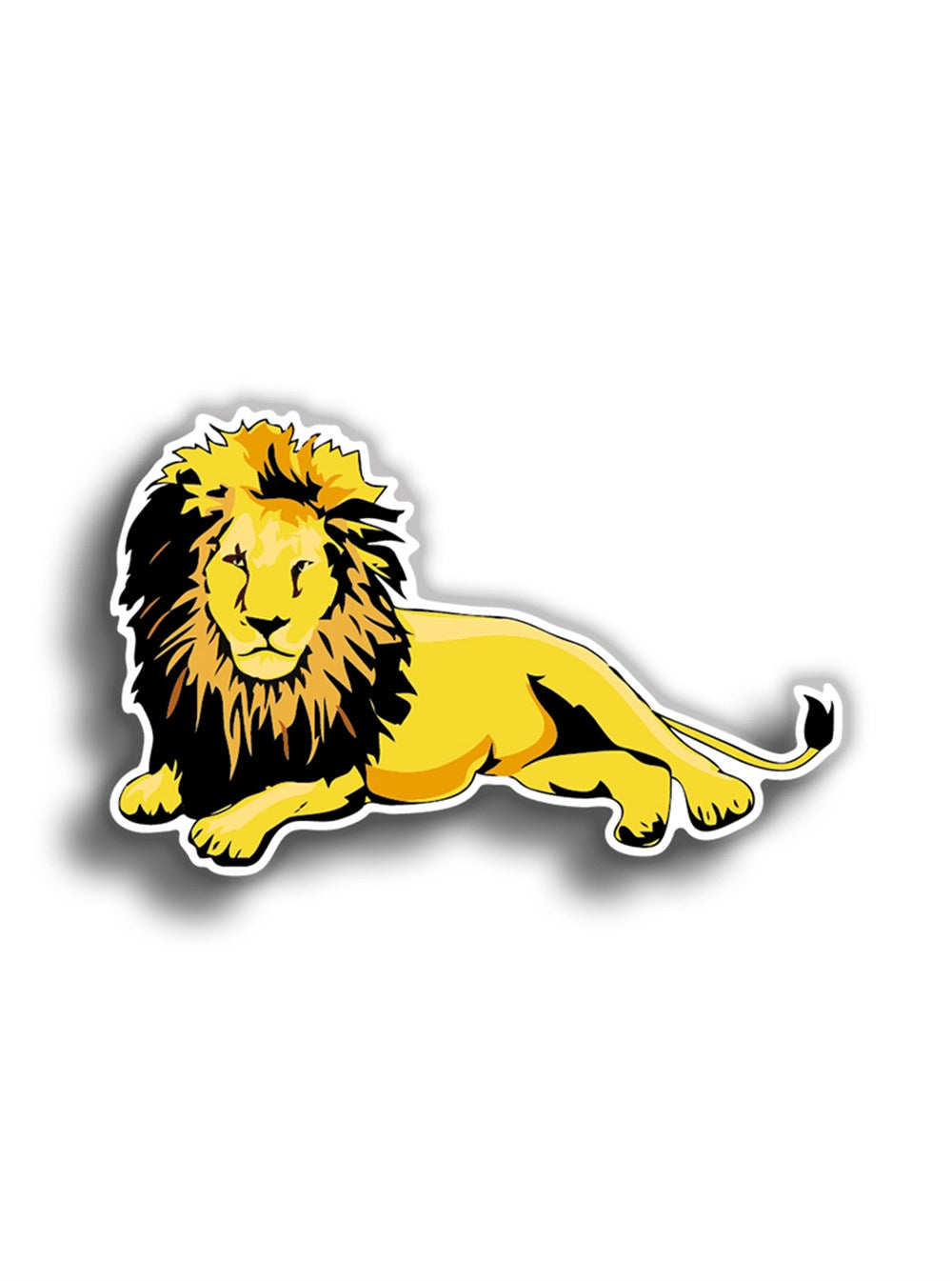 Aslan 11x7 cm Sticker