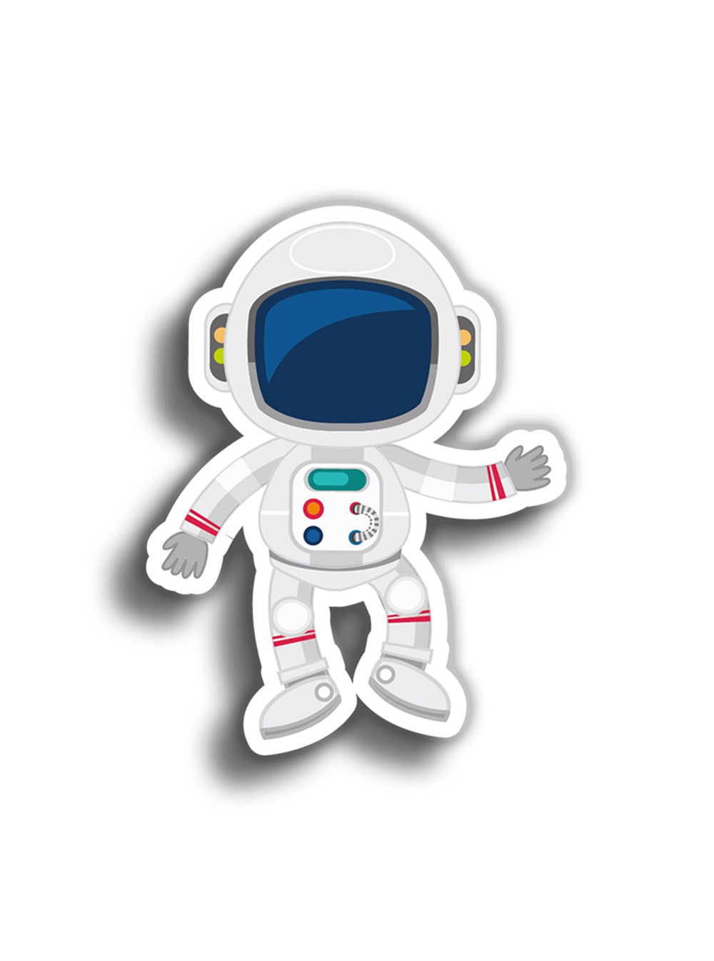 Astronot 9x7 cm Sticker