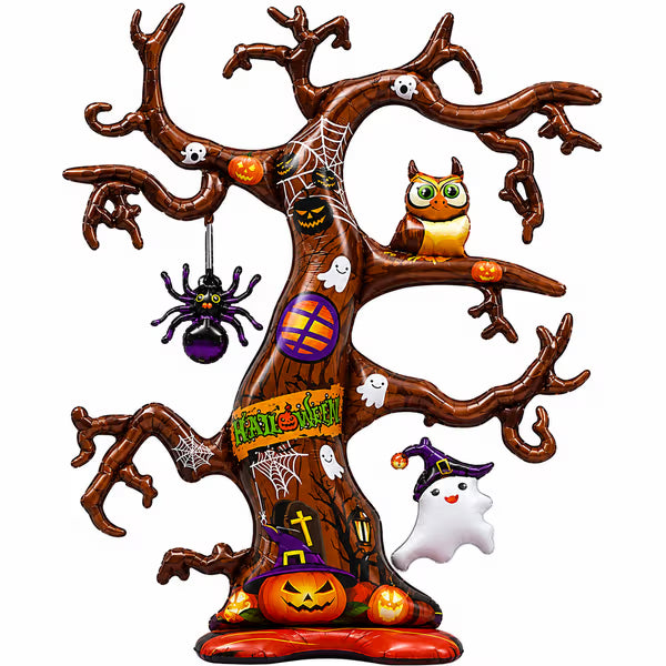 Hallowen Ağacı Ayaklı Folyo Balon