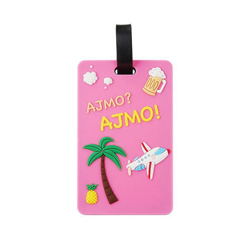 Pembe Seyahat Bagaj Etiketi
