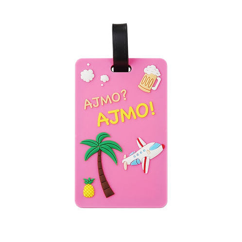 Pembe Seyahat Bagaj Etiketi