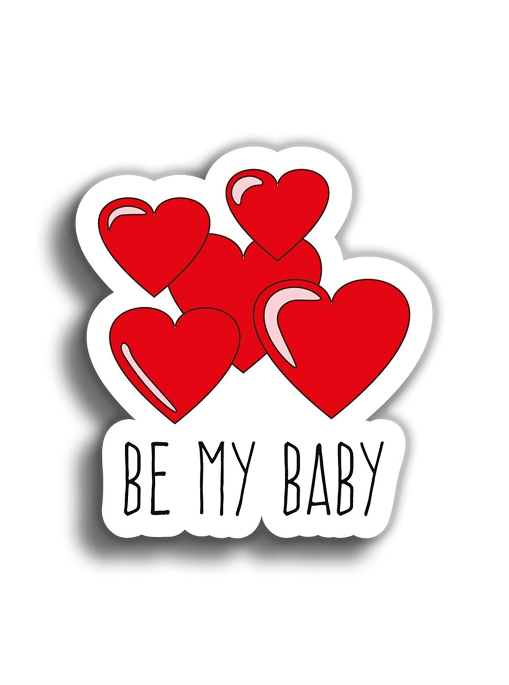 Be My Baby 10x9 cm Sticker