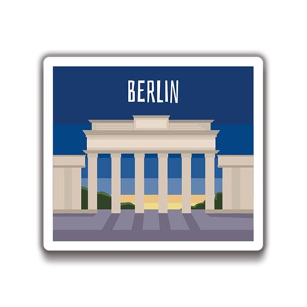 Sticker Berlin Club Berlin 10x9 cm Sticker – Colorres