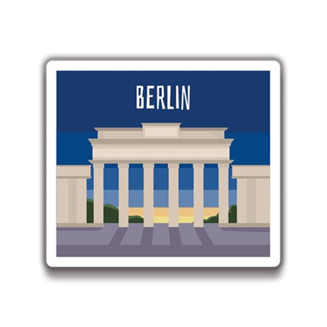 Berlin 10x9 cm Sticker