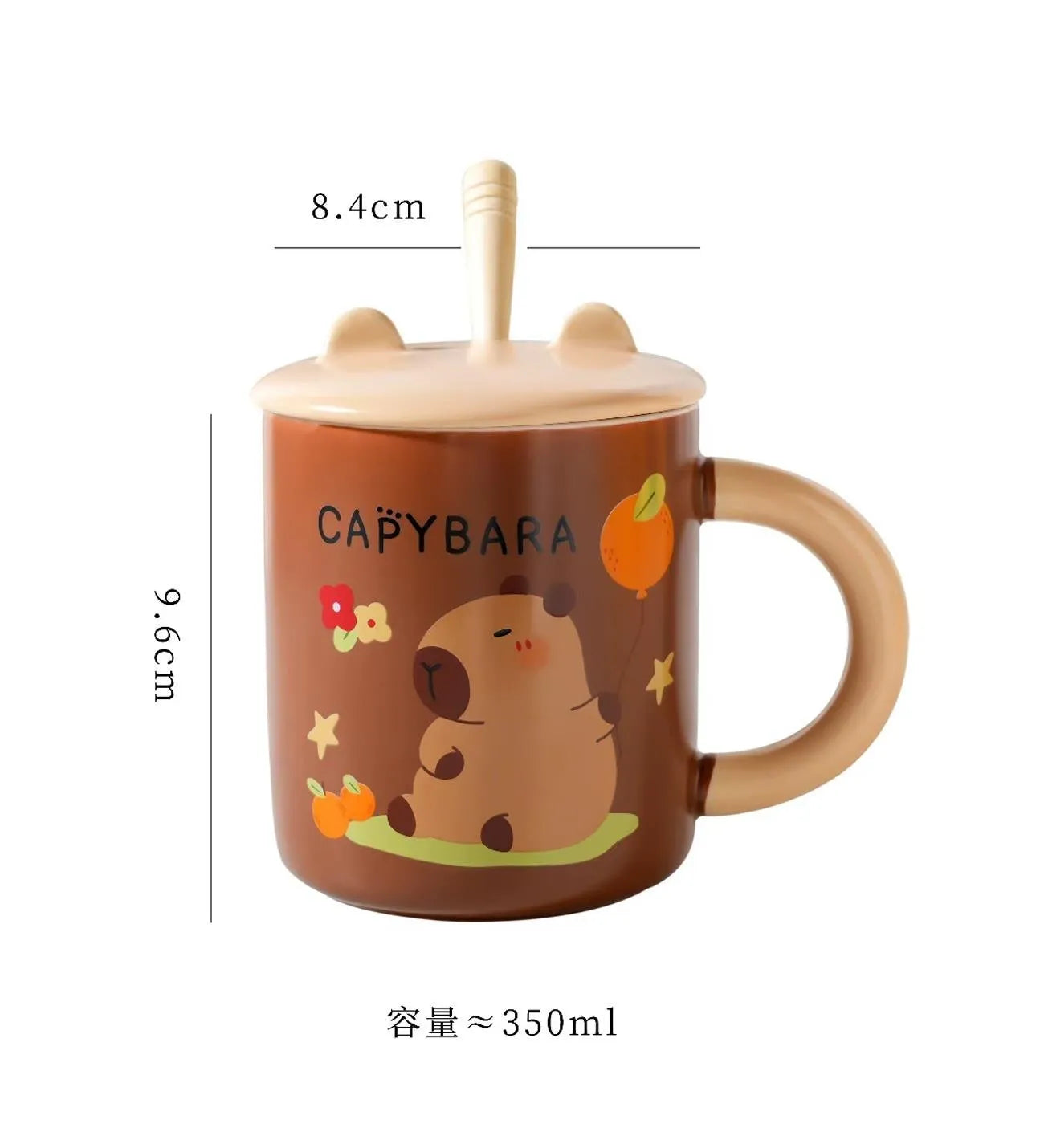 Capybara 3D Seramik Kupa Mug