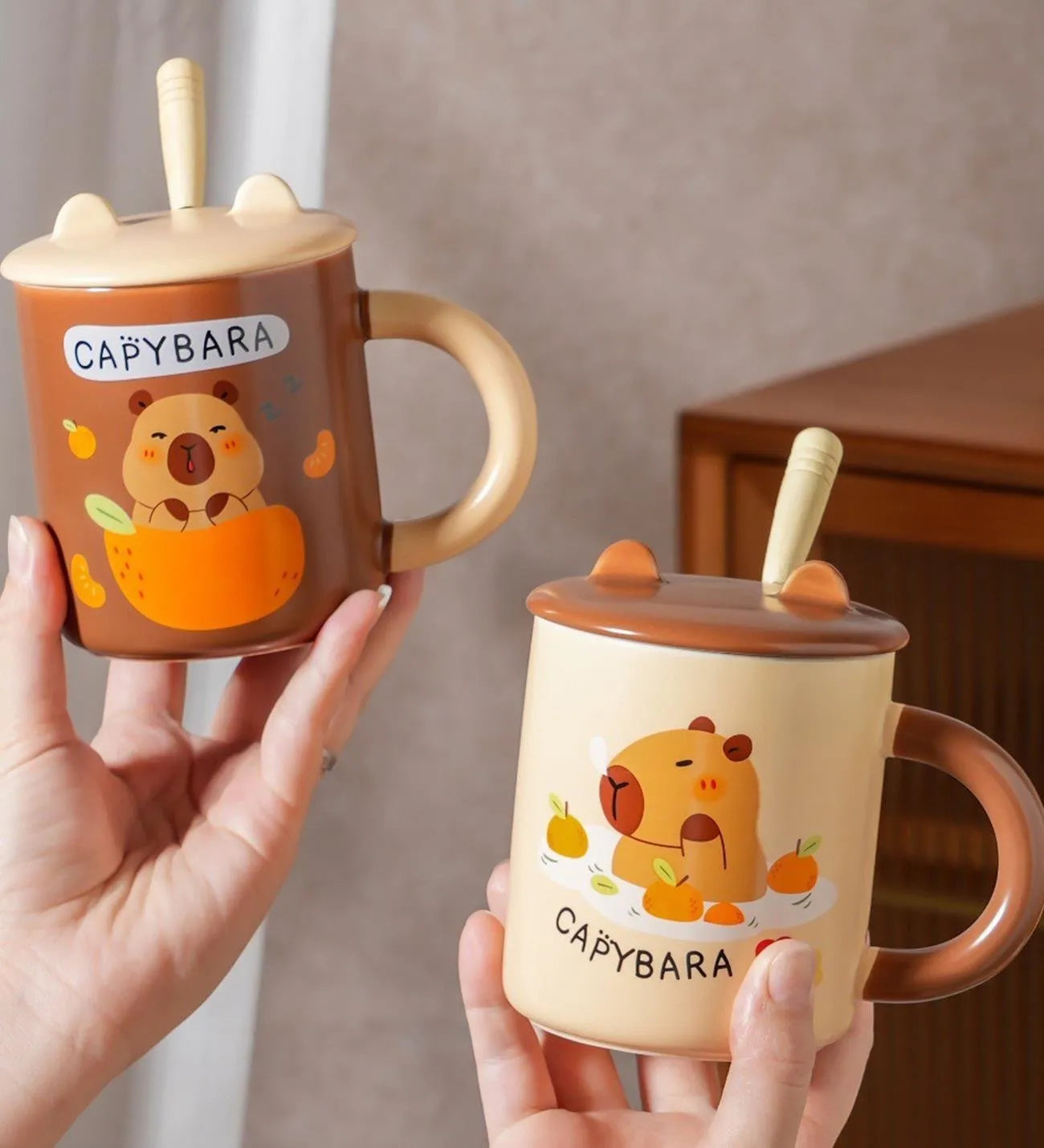 Capybara 3D Seramik Kupa Mug