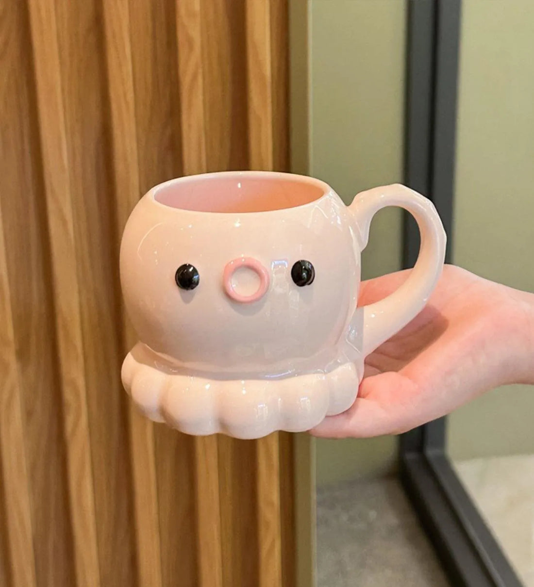Ahtapot 3D Seramik Kupa Mug