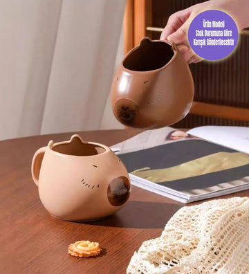 Capybara 3D Seramik Kupa Mug