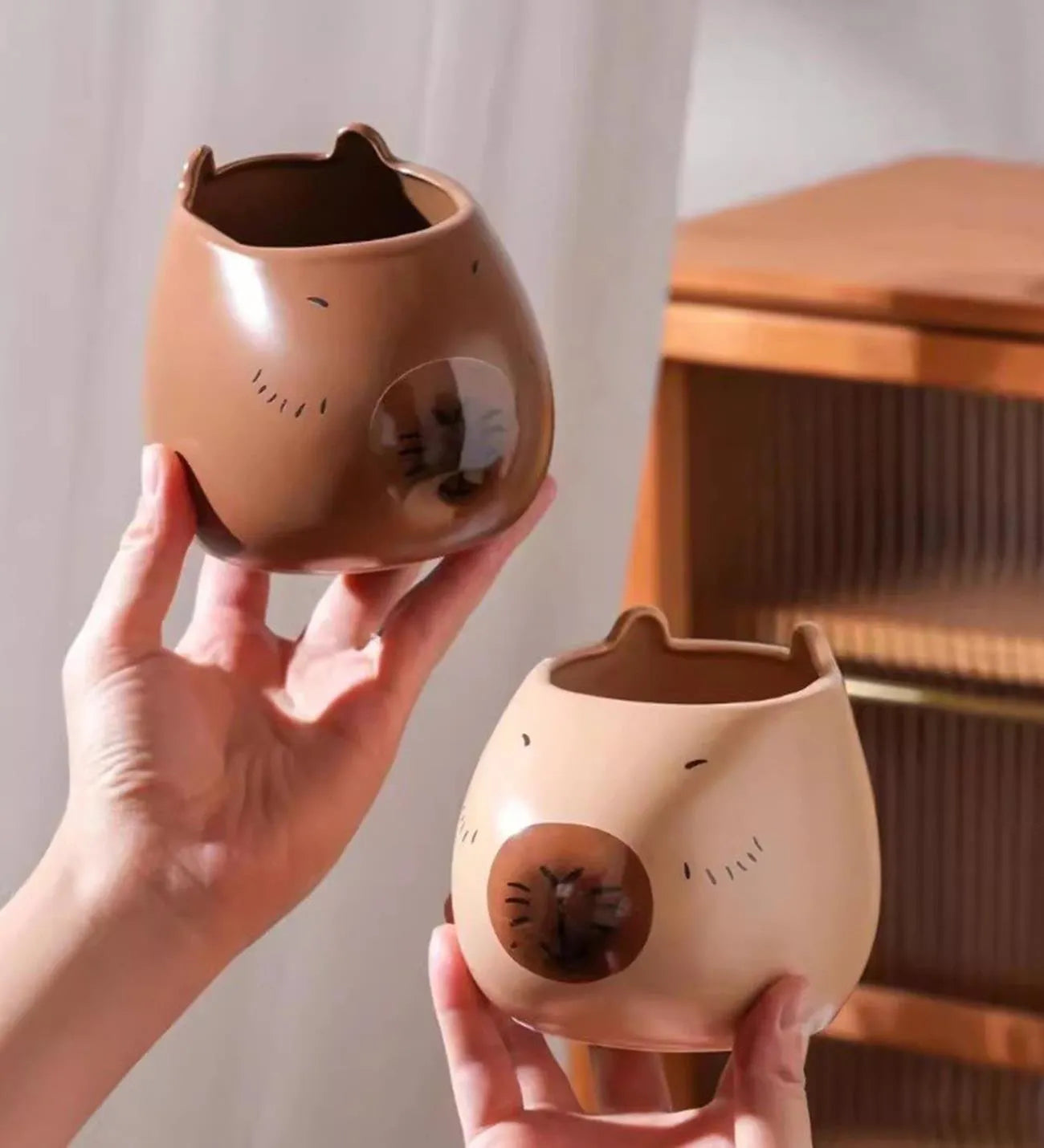 Capybara 3D Seramik Kupa Mug