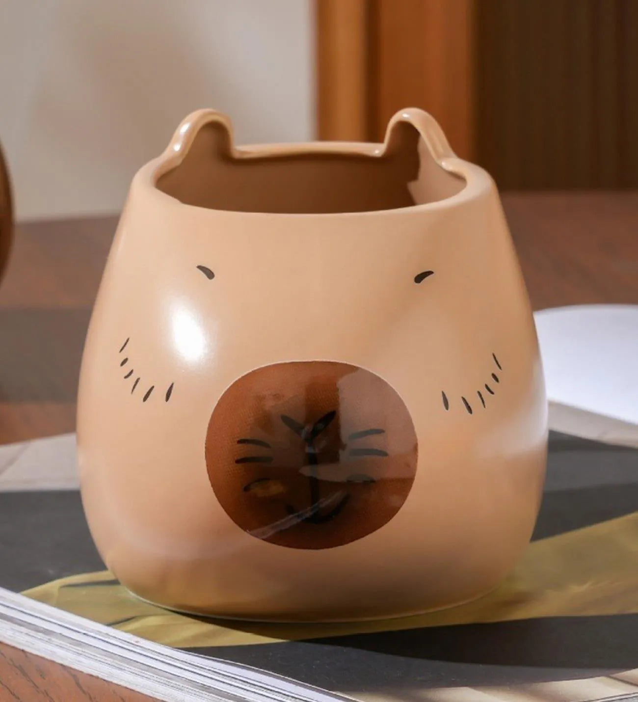 Capybara 3D Seramik Kupa Mug