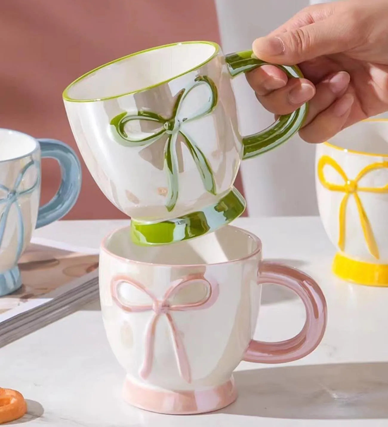 Kurdele 3D Seramik Kupa