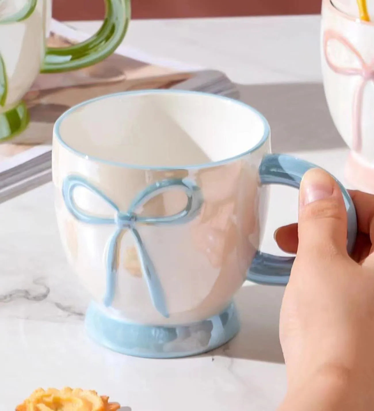 Kurdele 3D Seramik Kupa