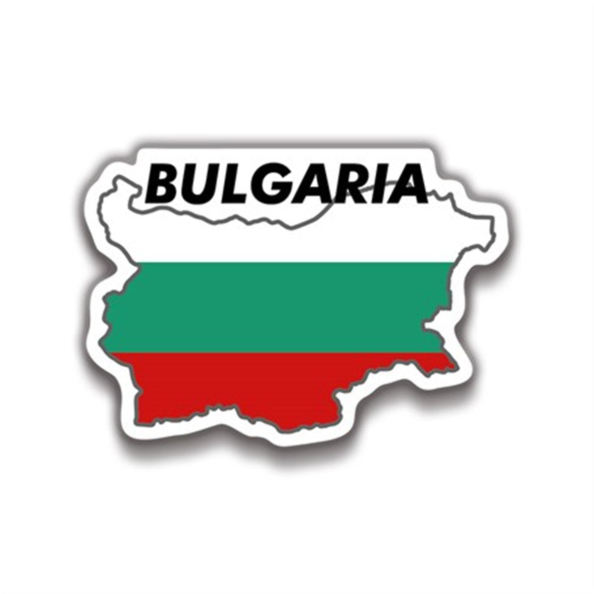 Bulgaristan 10x7 cm Sticker