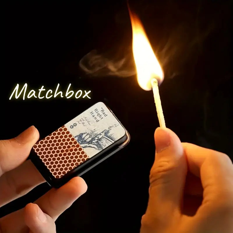 Shelby Temalı Metal Kibrit Kutusu - Peaky Blinders - Kibrit çubukları dahil değildir.