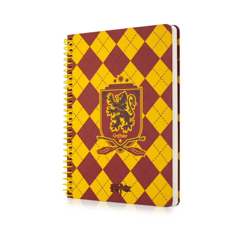 Harry Potter Sınıflar Gryffindor Spiralli Defter