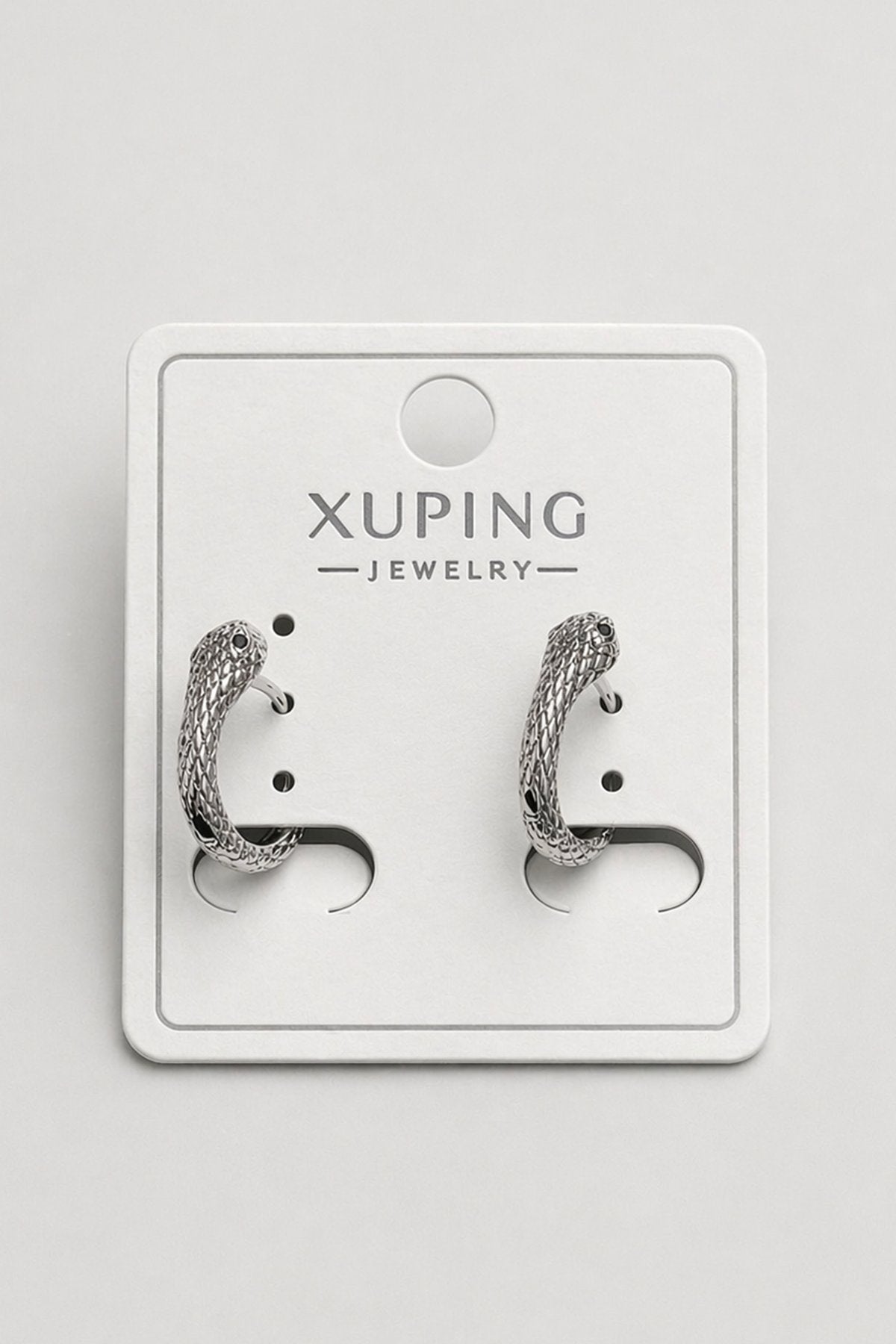 Gümüş Yılan Xuping Küpe (Çift)