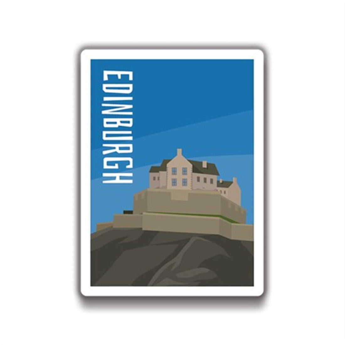 Edinburgh 5x4 cm Sticker