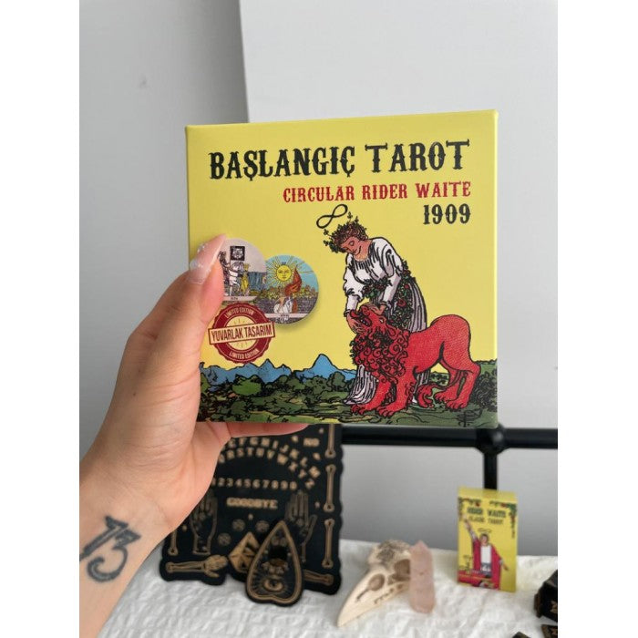 Başlangıç Tarot ve Circular Rider Waite Tarot Kartları I Yuvarlak Tarot Kartları