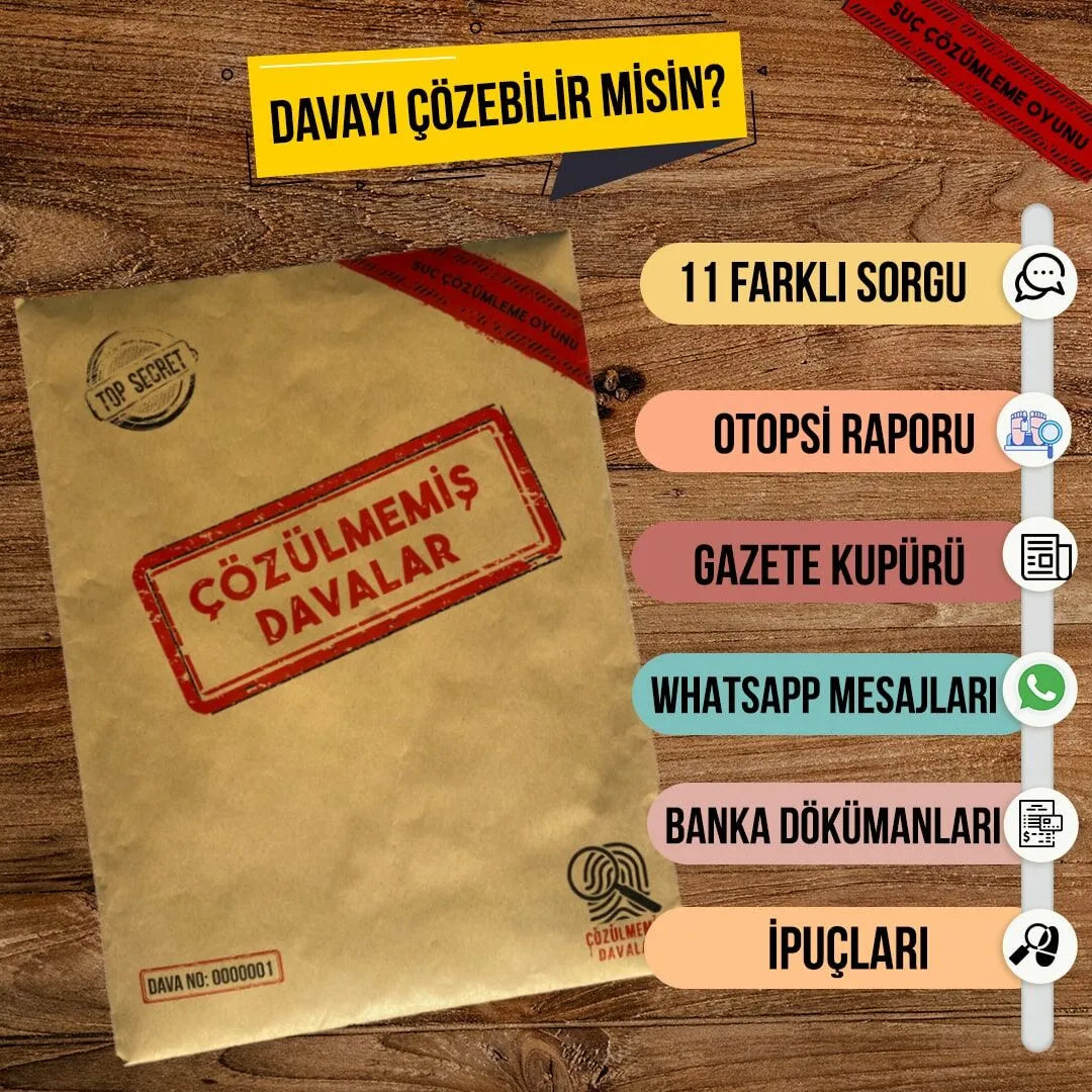 Çözülmemiş Davalar Dedektiflik Oyunu 5 Kanlı Para Dosyası