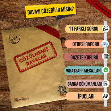 Çözülmemiş Davalar Dedektiflik Oyunu 5 Kanlı Para Dosyası