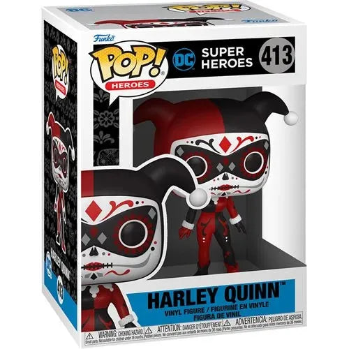 Funko Pop! - 413 - Heroes: Dia De Los DC- Harley Quinn