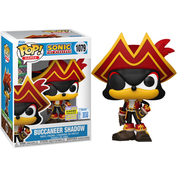 Funko Pop! - Sonic the Hedgehog - Buccaneer Shadow - 1079 (2025 Summer Convention Exclusive)