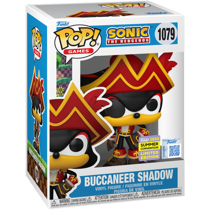 Funko Pop! - Sonic the Hedgehog - Buccaneer Shadow - 1079 (2025 Summer Convention Exclusive)