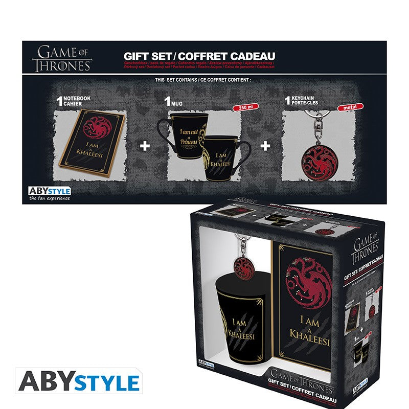 "Targaryen" Kupa + Anahtarlık + Defter Seti - Game Of Thrones