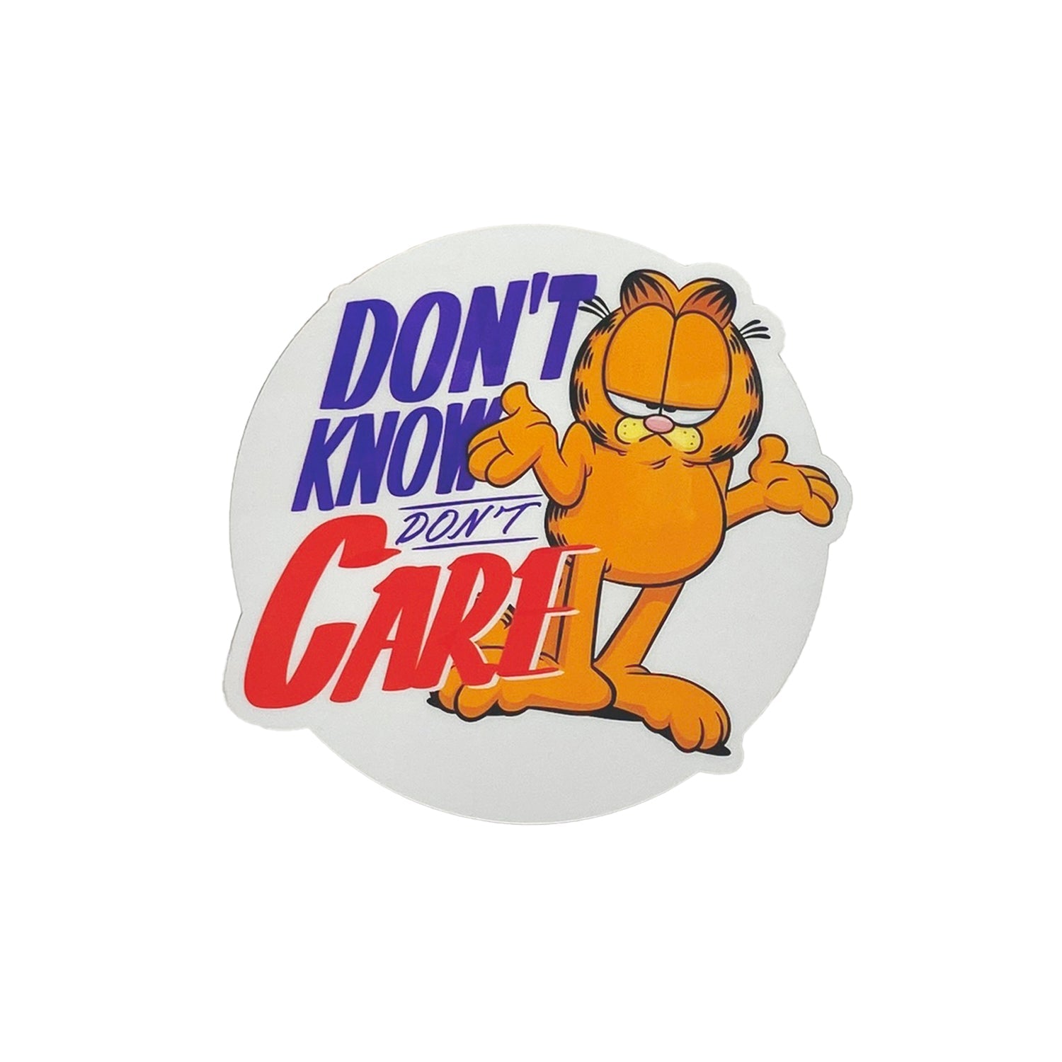 Garfield Don't Now Don't Care Bardak Altlığı