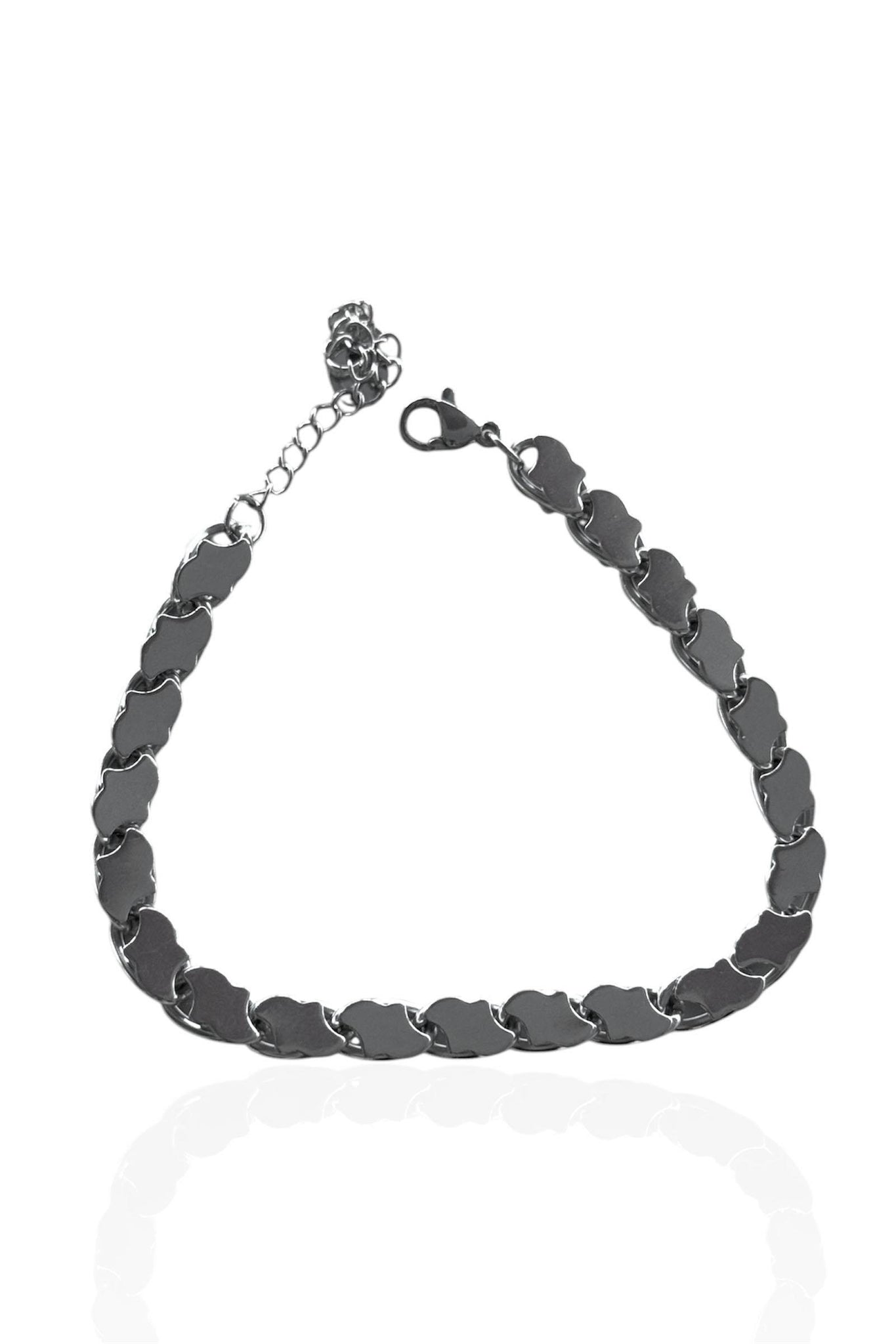 Gümüş Renk Kura Çelik Bileklik