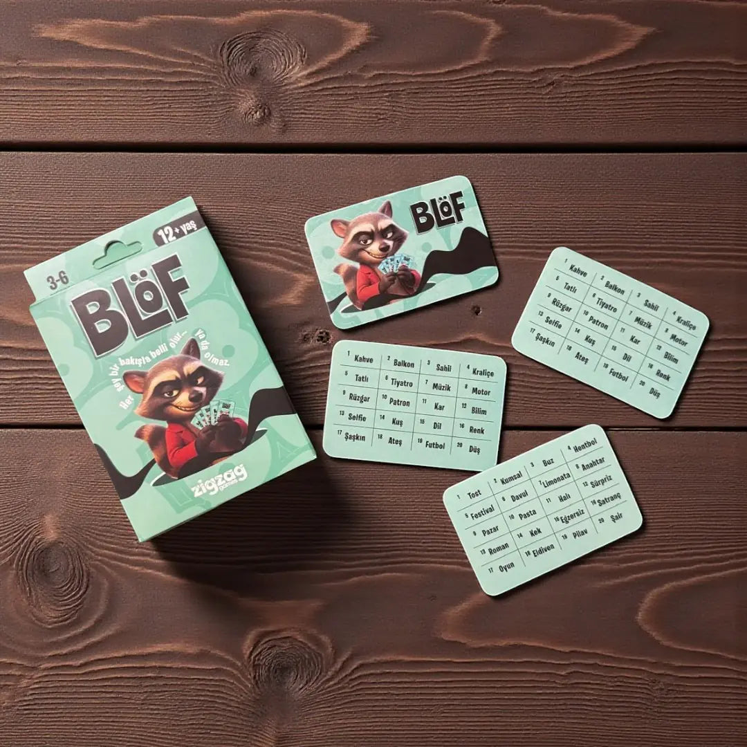 Rakun Blöf Oyunu  – Eğlenceli Strateji ve Aile Oyunu