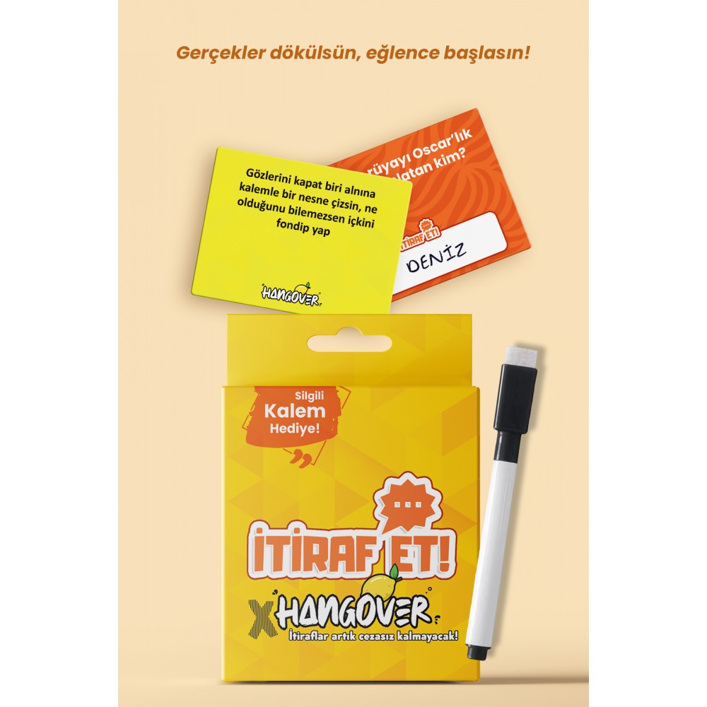 İtiraf Et Mini Kart Oyunu - Hangover