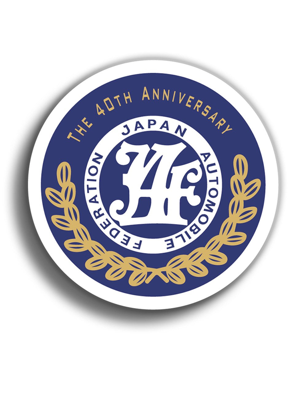 Japan Automobile Federation 9x9 cm Sticker