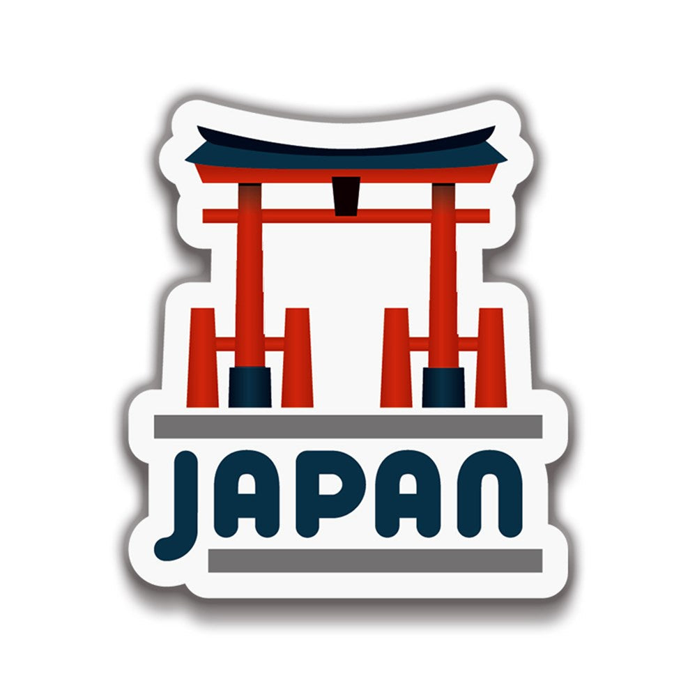 Japonya 6x5 cm Sticker