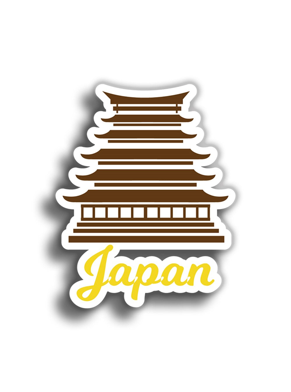 Japonya 10x8 cm Sticker