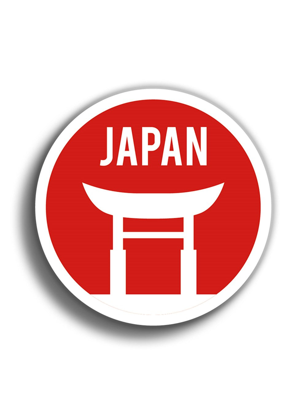 Japonya 9x9 cm Sticker