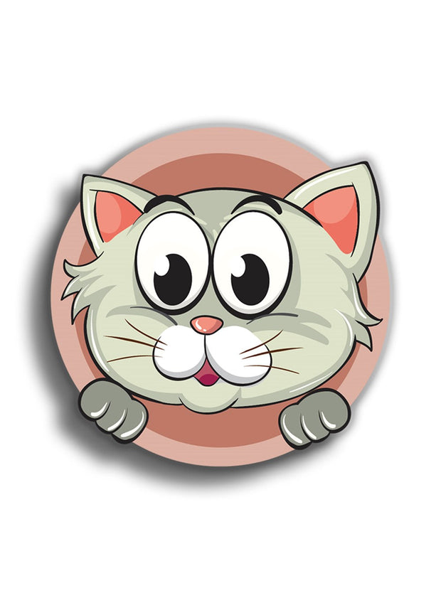 Kedi 9x9 cm Sticker – Colorres