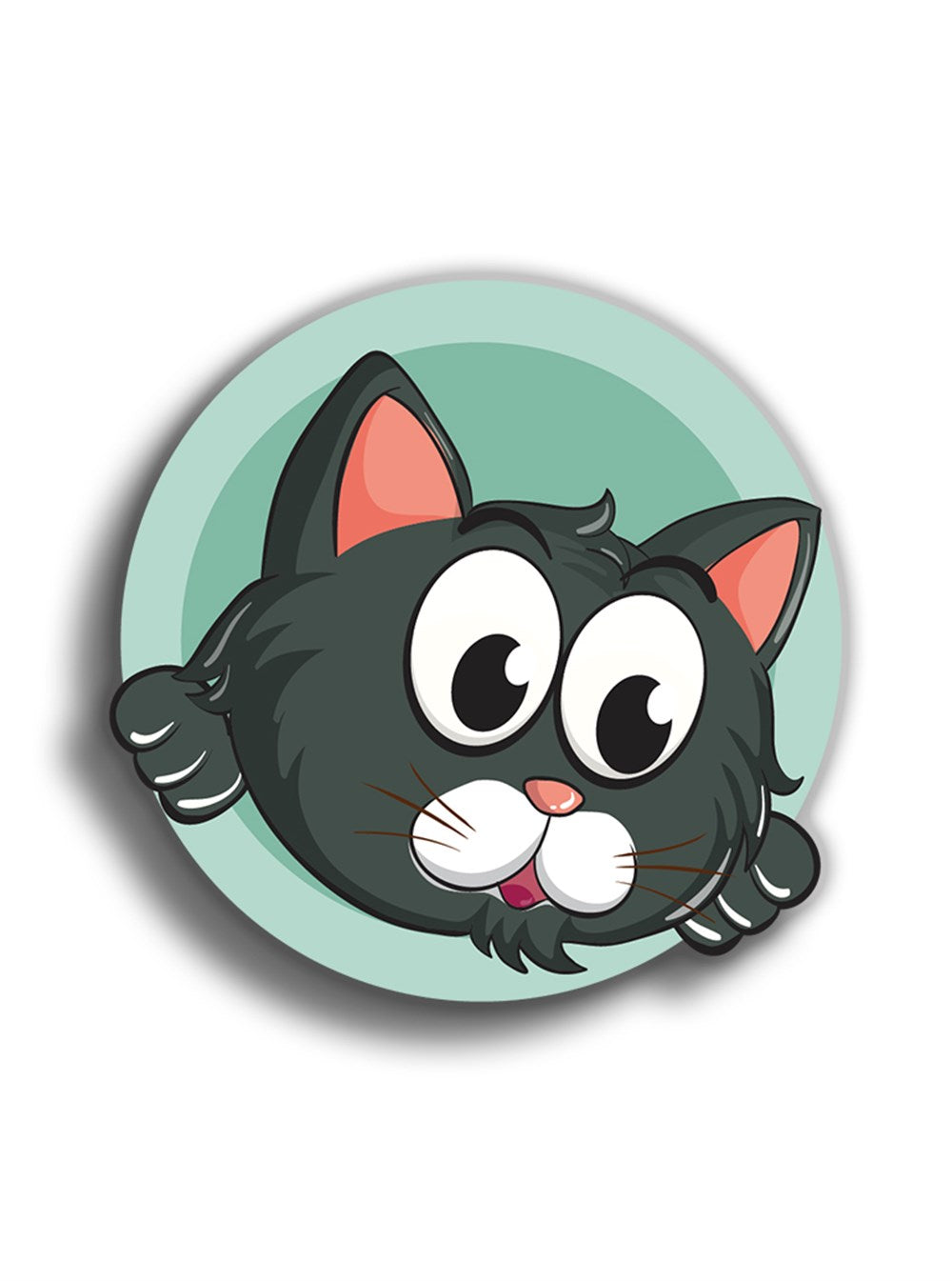 Kedi 10x10 cm Sticker