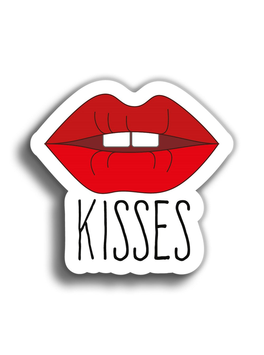 Kisses 10x10 cm Sticker