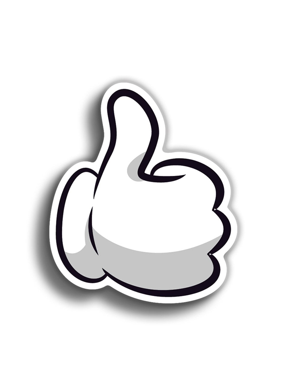 Like 9x8 cm Sticker – Colorres