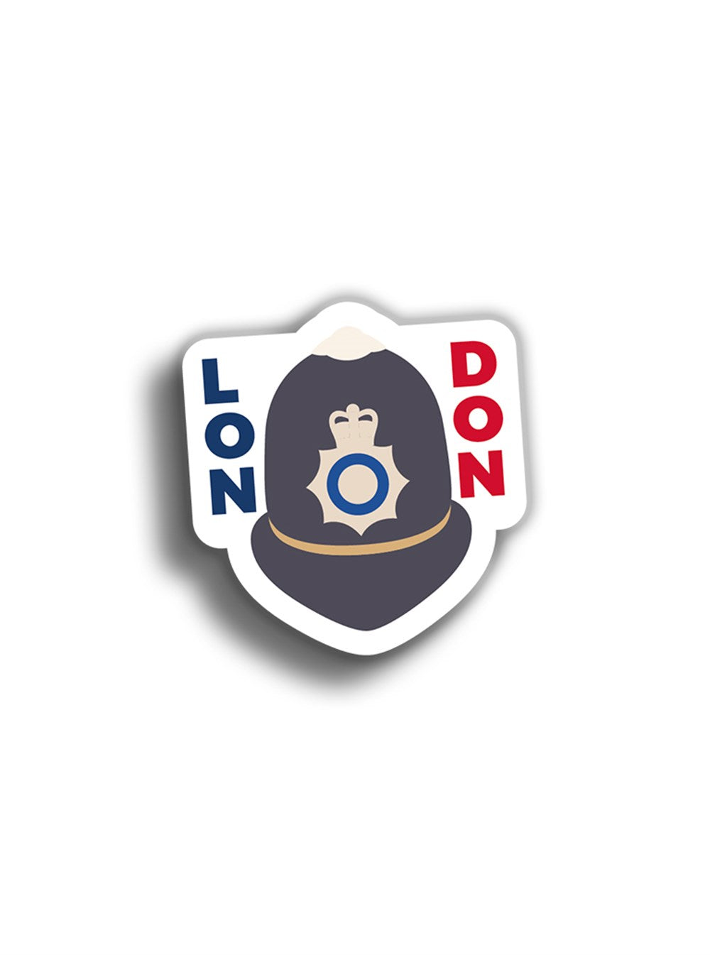 London Police 10x10 cm Sticker