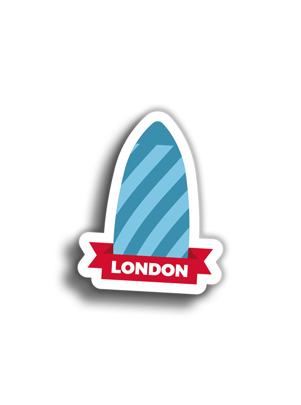 London 10x8 cm Sticker