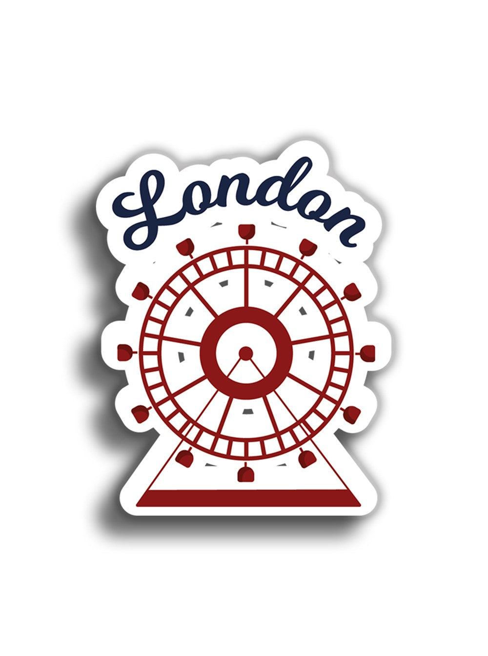 Londra 10x8 cm Sticker