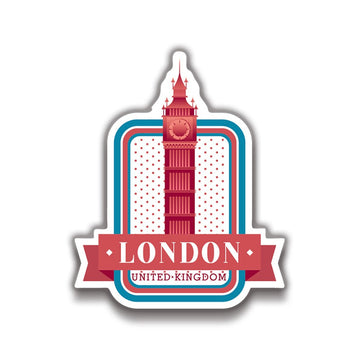 Londra 6x5 cm Sticker