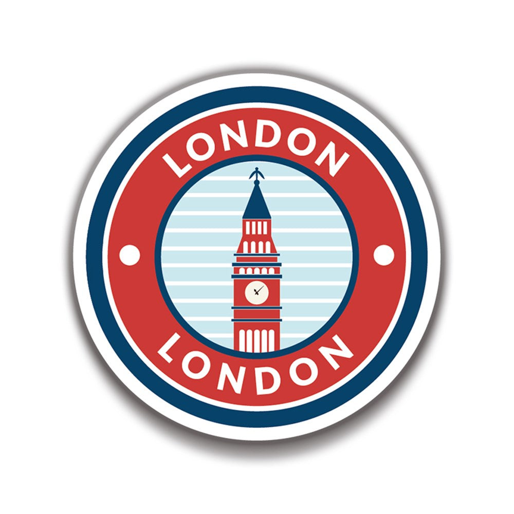 Londra 8x8 cm Sticker