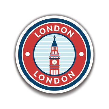 Londra 8x8 cm Sticker